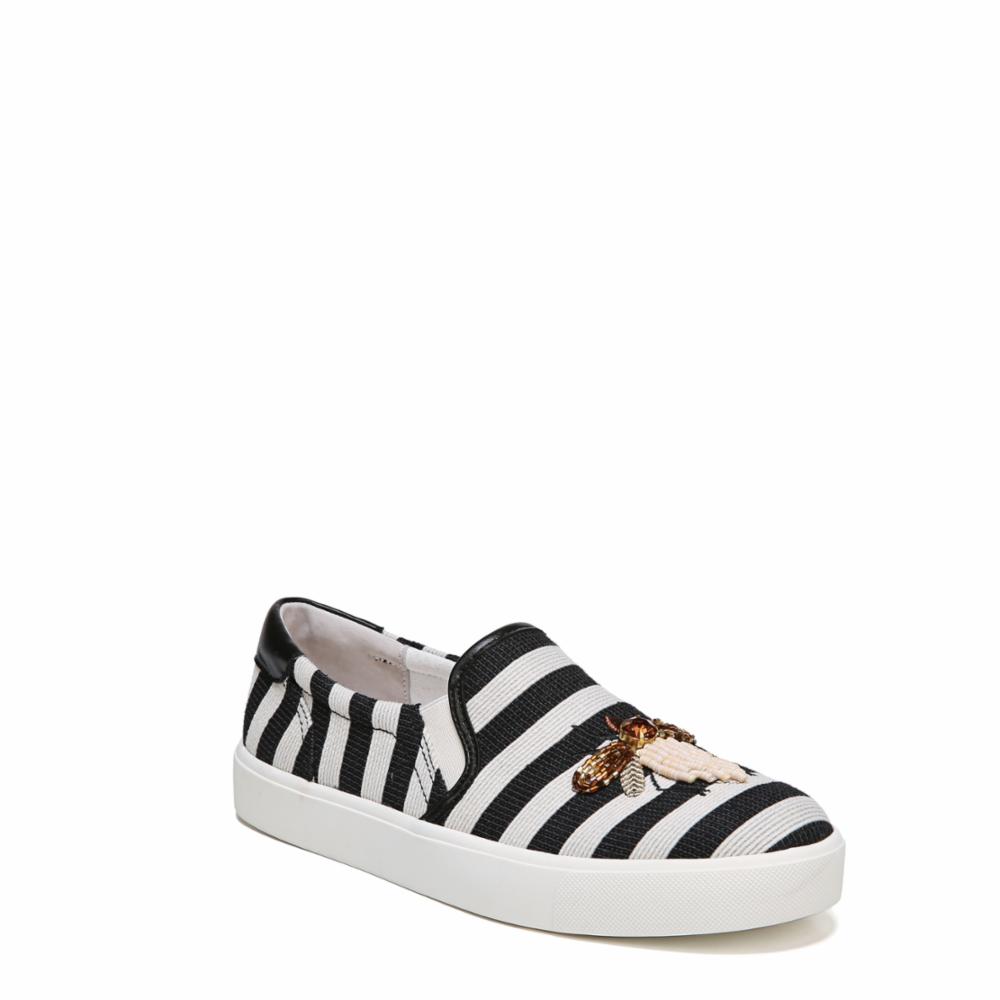 Sam Edelman Mujer Evelina RayasNappa IvriNegroTejido a RayasNappa Evelina M 00dd63 Sam Edelman Mujer Evelina RayasNappa IvriNegroTejido a RayasNappa Evelina M 00dd63